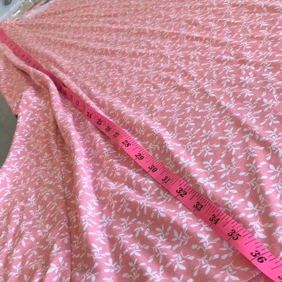 LOFT peach and cream sleeveless tank dress. - Picture 4 of 5